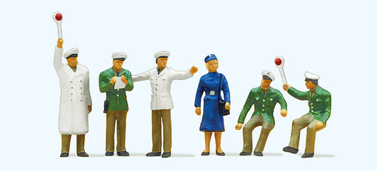 Preiser 10064 HO Scale Traffic Police Figure Set