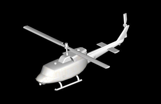 Trumpeter Scale Models 6268 1/350 UH1N Huey Helicopter Set (12/Bx)