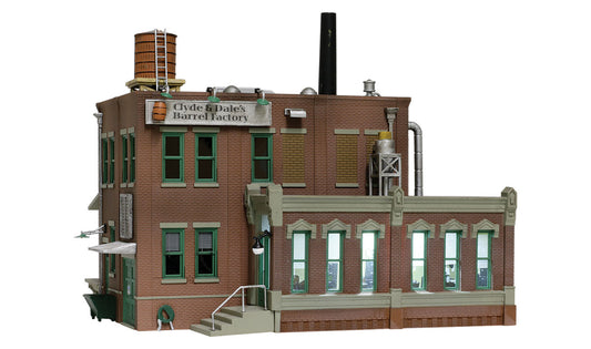 Woodland Scenics BR4924 N Scale Clyde & Dale's Barrel Factory
