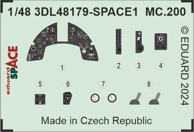 Eduard 3DL48179 1/48 MC.200 SPACE 1/48