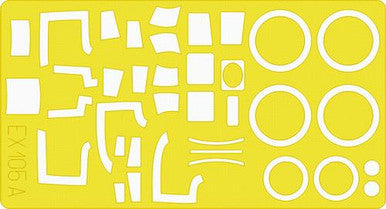 Eduard EX105 1/48 Mask B-26 for Revell/Monogram Canopy Mask Set