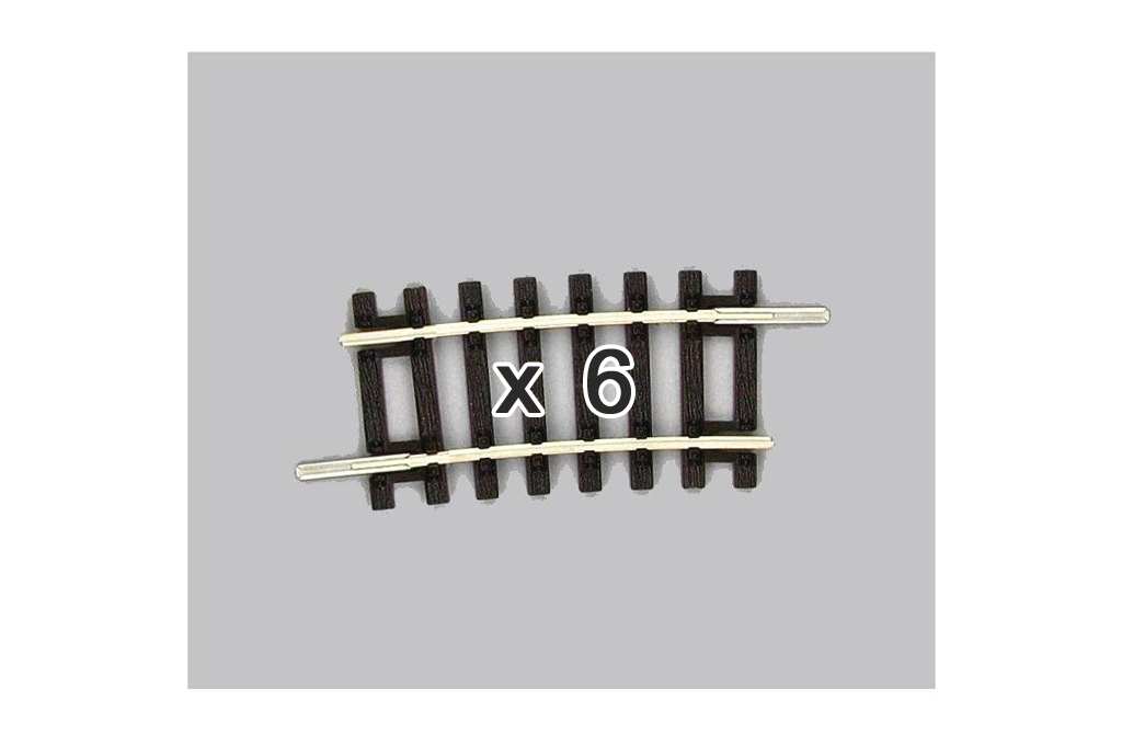 PIKO 55252 HO Scale Curved Track R2/7.5° Order 6x