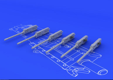Eduard 648075 1/48 Browning M2 Guns (6) (Resin)