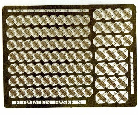 Toms Modelworks 784 1/700 Post-War 1950s-60s US Carrier Flotation Baskets