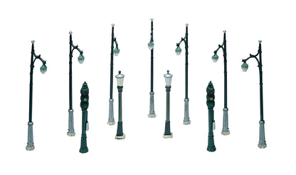 Woodland Scenics D248 All Scale Street and Traffic Lights HO Scale Kit