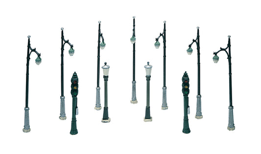 Woodland Scenics D248 All Scale Street and Traffic Lights HO Scale Kit