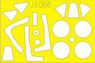 Eduard JX066 1/32 P-47D-25 Thunderbolt Masking Sheet for Hasegawa