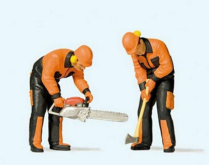 Preiser 44914 G Scale Modern Lumberjacks Set #3 pkg(2)