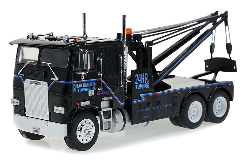 Greenlight 86627 1/43 Scale 1984 Freightliner Fla 9664 Tow Truck