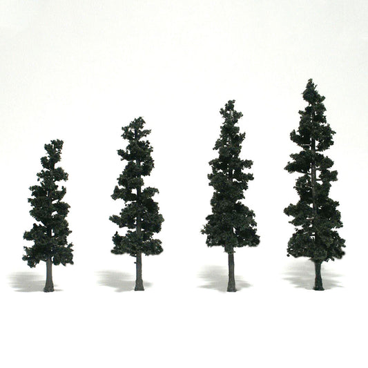 Woodland Scenics TR1561 All Scale Conifer Green - 4/pkg