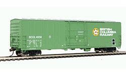 Walthers Trainline 931-1800 HO Insulated Boxcar - BC Railway