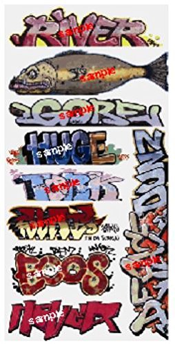 Blair Line 2256 HO Scale Graffiti Decals Mega Set -- Set #7 pkg(9)