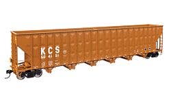 Walthers Mainline 910-56349 HO 73' Wood Chip Hopper - KCS #504131