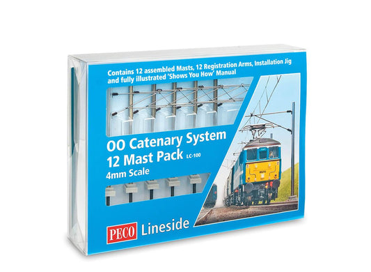 Peco LC-100 HO Scale Catenary System Startup Pack