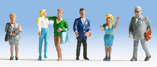 Noch 15520 HO Scale Passers By -- Set #2 pkg(6)