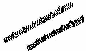 Details West 224 HO Scale Traction Motor Cable Set