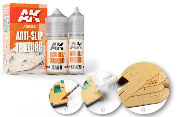AK Interactive 8200 Anti-Slip 2-Component Texture