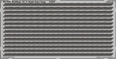 Eduard 99020 1/350 Railings 45' 3 Chain Bars Long