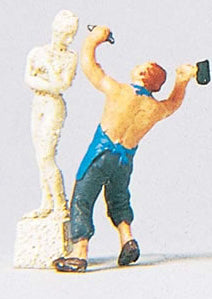 Preiser 29032 HO Scale Individual Figure - Working People Sculptor