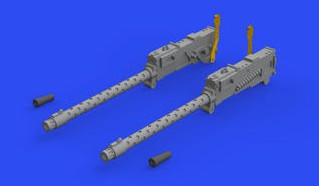 Eduard 648723 1/48 Aircraft- A6M2 Cannon Barrels & Cockpit Guns for EDU (Resin)