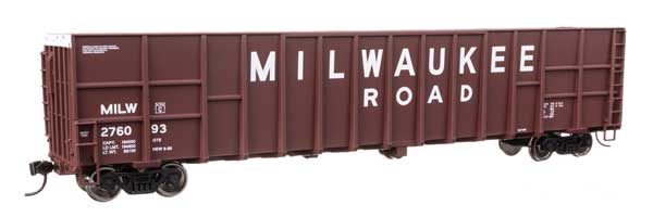 Walthers Mainline 6118 HO Scale 61' Wood Chip Gondola - Ready To Run -- Milwauke