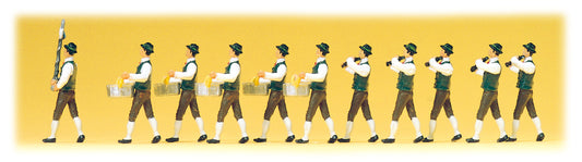 Preiser 24602 HO Scale Marching Band Figure Set