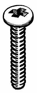 Kadee 256 All Scale 2-56 Insulated Nylon Screws -- 1/2" 1.27cm pkg(12)