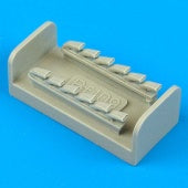 Quickboost 48098 1/48 Bf109G/K Exhausts for FJM