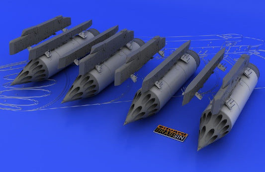 Eduard 648041 1/48 Aircraft- B8M1 Rocket Launcher (Photo-Etch & Resin)