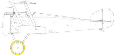 Eduard EX879 1/48 Mask Sopwith Camel for Eduard Canopy Mask Set