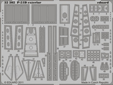 Eduard 32302 1/32 P-51D Exterior for Tamiya