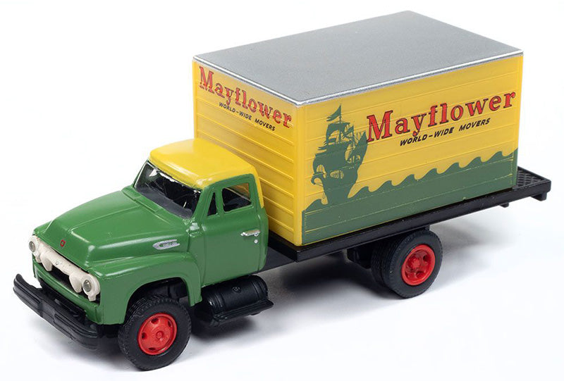 CMW 30670 1/87 Mayflower 1954 Ford Box Truck Diecast Model