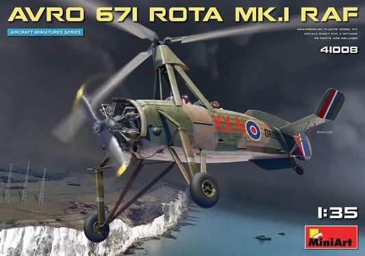 Miniart Models 41008 1/35 Avro 671 Rota Mk I RAF Two-Seater Autogyro
