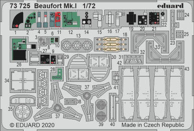 Eduard 73725 1/72 Beaufort Mk. I for AIR (Pre-Painted)