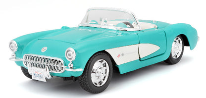 Maisto 31275T 1/24 1957 Chevrolet Corvette, Turquoise