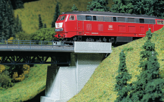 Faller 272404 N Scale Iron Railing Model Kit, 976 mm, Epoch I