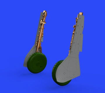 Eduard 648476 1/48 Undercarriage Legs for EDU (Bronze & Resin)