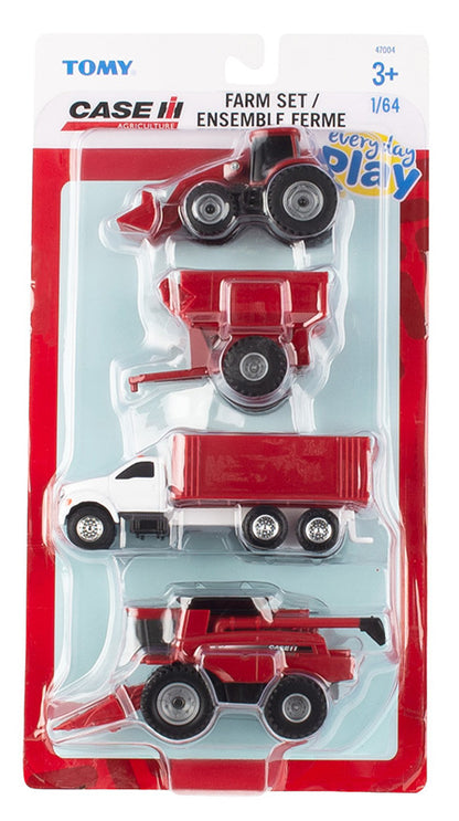 Ertl 47004 1/64 Case IH 4-Piece Farm Playset