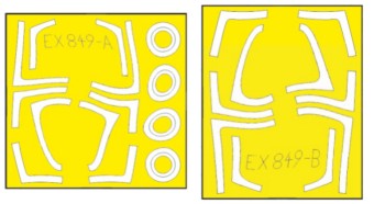 Eduard EX849 1/48 Mask Aircraft- F/A18F TFace for HBO