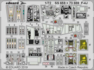 Eduard 73659 1/72 F-4J for Academy (Pre-Painted)