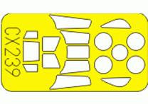 Eduard CX239 1/72 Mask Mi-4 Hip for Hobby Boss Canopy Mask Set
