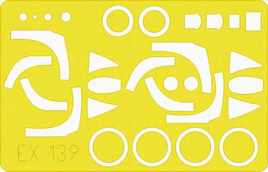 Eduard EX139 1/48 Mask MiG-19 for Trumpeter Canopy Mask Set