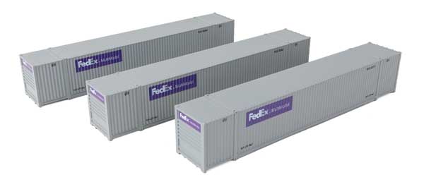 Walthers Scenemaster 18503 HO Scale 53' Singamas Corrugated Side Container - 3-P