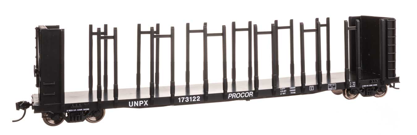 Walthers Mainline 50817 HO Scale 63' Pulpwood Flatcar - Ready to Run -- UNPX #17