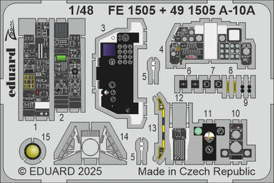 Eduard FE1505 1/48 A-10A Zoom Set for GREAT WALL HOBBY Kit