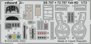 Eduard SS787 1/72 Yak-9D - Zvezda