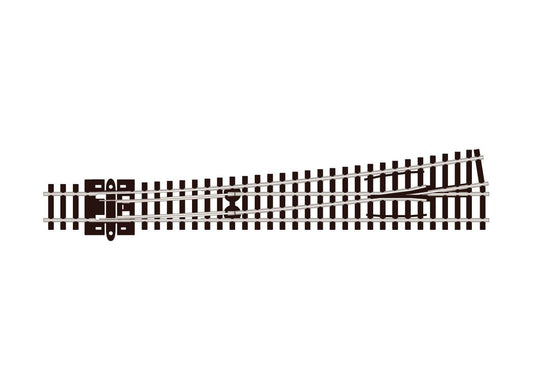 Peco SL-E389 N Scale Turnout, Left-Hand #8 Code 80, Long, 36" Radius