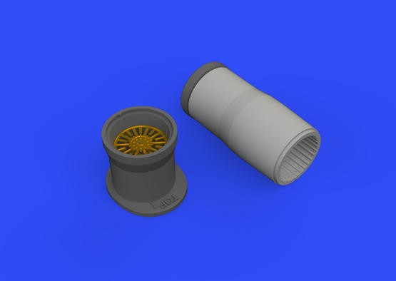 Eduard 672181 1/72 Aircraft- MiG21MF Exhaust Nozzle for EDU (Photo-Etch & Resin)