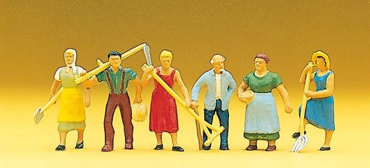 Preiser 10040 HO Scale Farm Workers #1 Figure Set