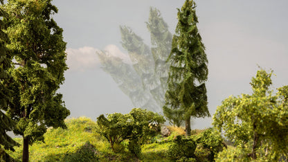 Noch 21775 N Scale micro-motion Falling Fir Tree Motorized Kit